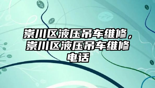 崇川區(qū)液壓吊車維修，崇川區(qū)液壓吊車維修電話