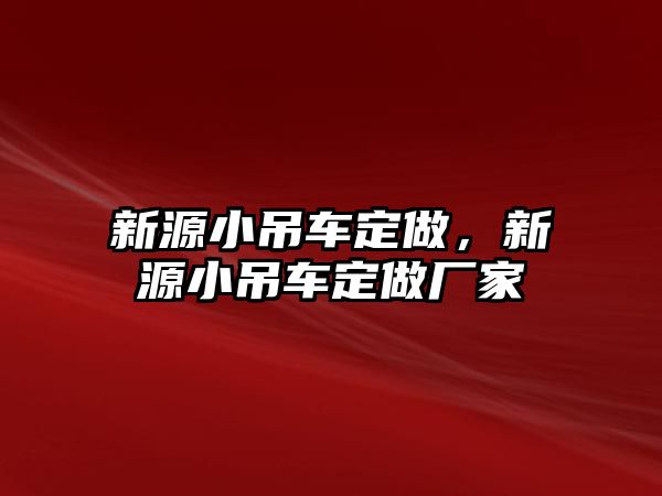 新源小吊車定做，新源小吊車定做廠家