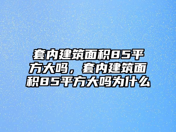 套內(nèi)建筑面積85平方大嗎，套內(nèi)建筑面積85平方大嗎為什么