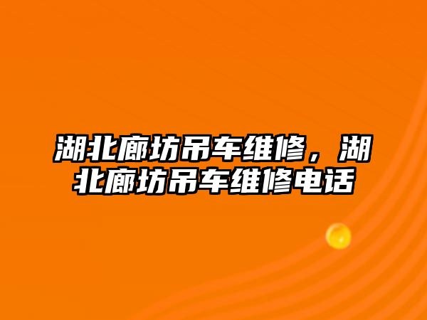 湖北廊坊吊車維修，湖北廊坊吊車維修電話