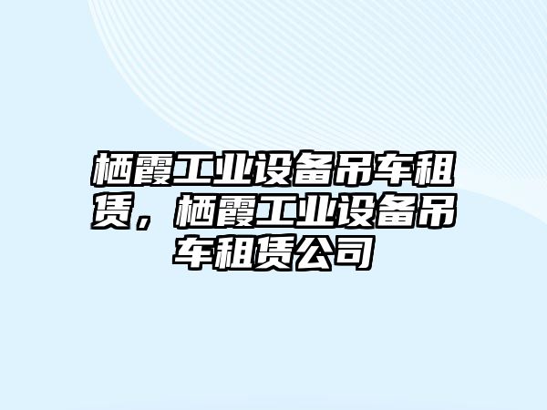 棲霞工業(yè)設(shè)備吊車租賃，棲霞工業(yè)設(shè)備吊車租賃公司