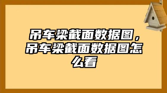 吊車梁截面數(shù)據(jù)圖，吊車梁截面數(shù)據(jù)圖怎么看